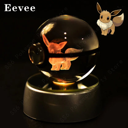 SphereLight™ — Bola de Cristal 3D con Luz LED | Edición Pokémon