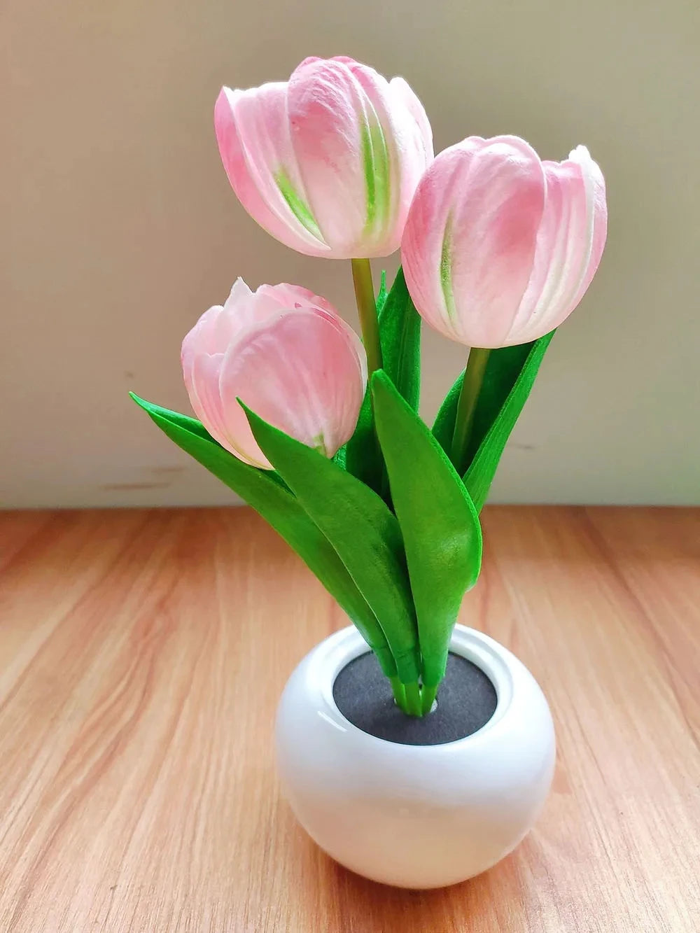LED Tulip Lamp Night Simulation Flower Atmosphere Desk Light Room Table Decoration Lamp Gift for Girl friend