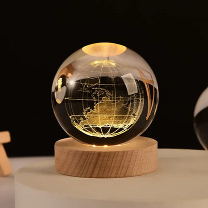 CosmosOrb™ — Bola de Cristal 3D con Universo en Miniatura