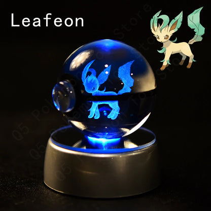 SphereLight™ — Bola de Cristal 3D con Luz LED | Edición Pokémon