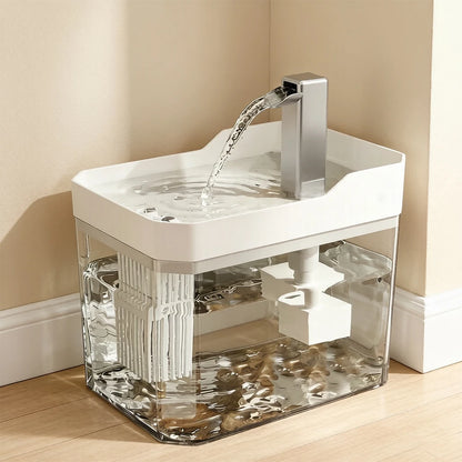 Fuente de agua para gatos 1,5 L con filtro y USB-C