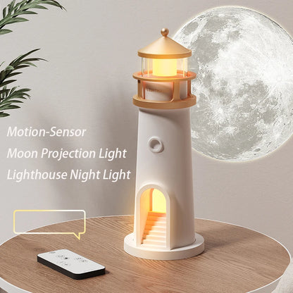LunaFaro™ — Lámpara Faro con Proyección Lunar y Altavoz Bluetooth