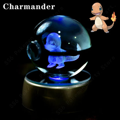 SphereLight™ — Bola de Cristal 3D con Luz LED | Edición Pokémon