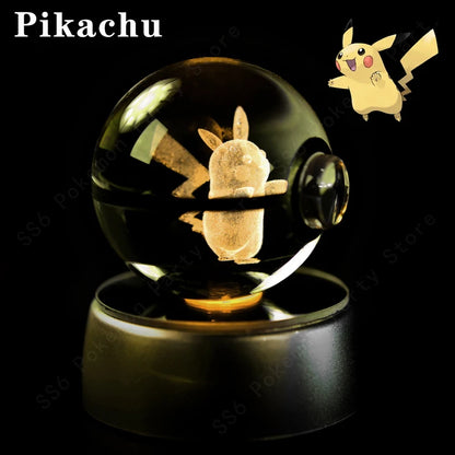 SphereLight™ — Bola de Cristal 3D con Luz LED | Edición Pokémon