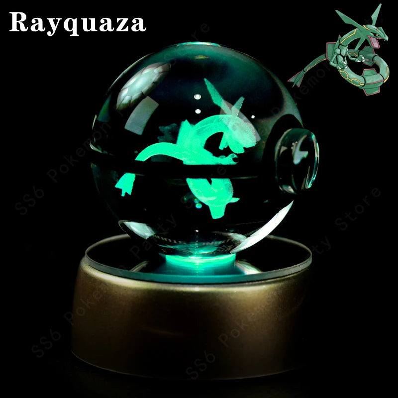 SphereLight™ — Bola de Cristal 3D con Luz LED | Edición Pokémon