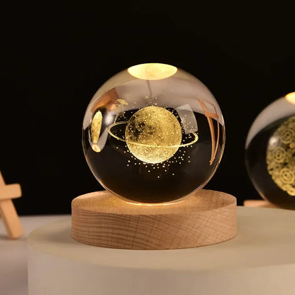 CosmosOrb™ — Bola de Cristal 3D con Universo en Miniatura