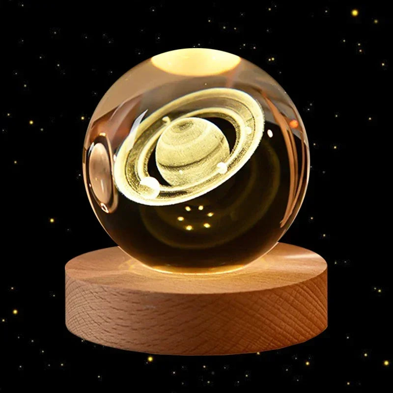 CosmosOrb™ — Bola de Cristal 3D con Universo en Miniatura