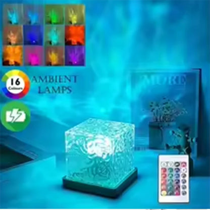 AuroraWave™ — Proyector de Aurora y Olas RGB para Dormitorio
