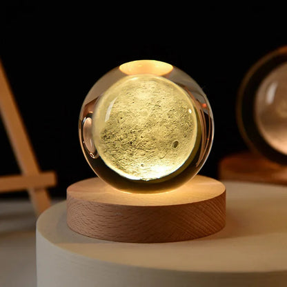 CosmosOrb™ — Bola de Cristal 3D con Universo en Miniatura