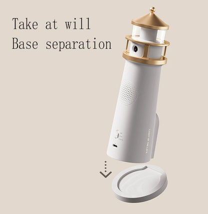LunaFaro™ — Lámpara Faro con Proyección Lunar y Altavoz Bluetooth
