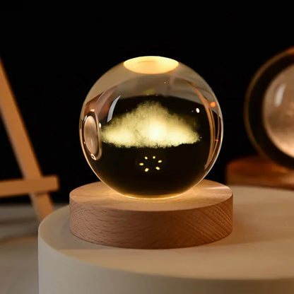 CosmosOrb™ — Bola de Cristal 3D con Universo en Miniatura
