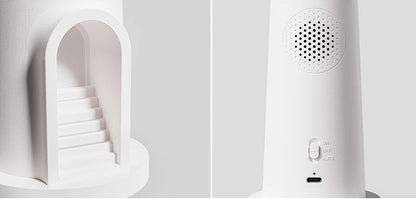 LunaFaro™ — Lámpara Faro con Proyección Lunar y Altavoz Bluetooth