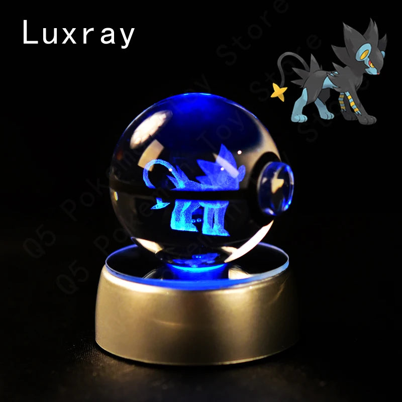 SphereLight™ — Bola de Cristal 3D con Luz LED | Edición Pokémon