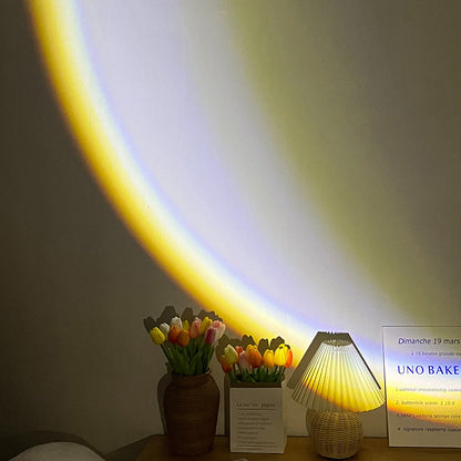 LunaGlow™ — Lámpara Luna LED con Proyección Arcoíris