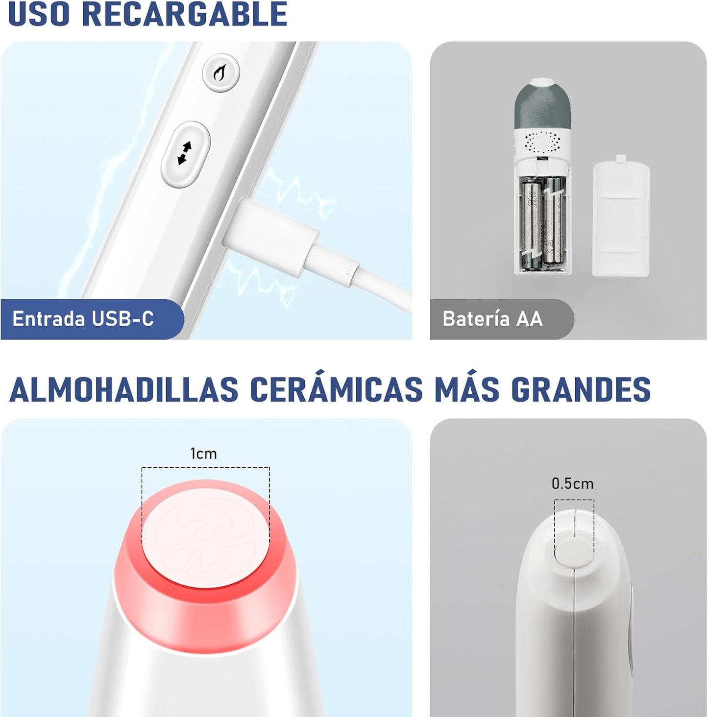 LumiGlow | Bolígrafo Antipicaduras con Calor y Vibración
